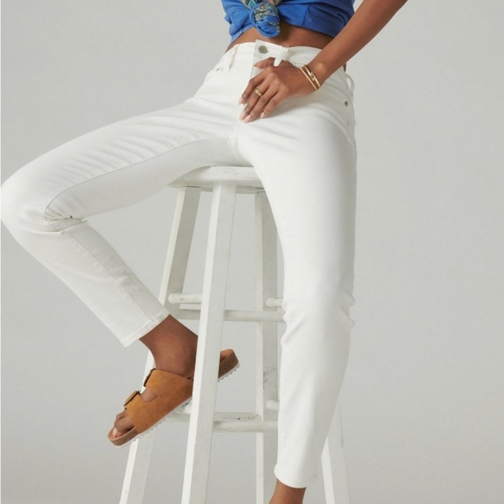 Lucky Brand Women’s White Ava Skinny Pants Size 8/29